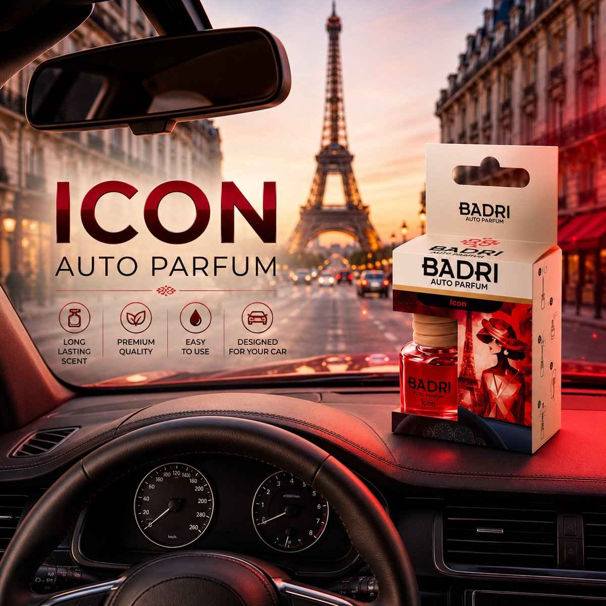 BADRI Auto Parfum Icon autoparfum productafbeelding 2