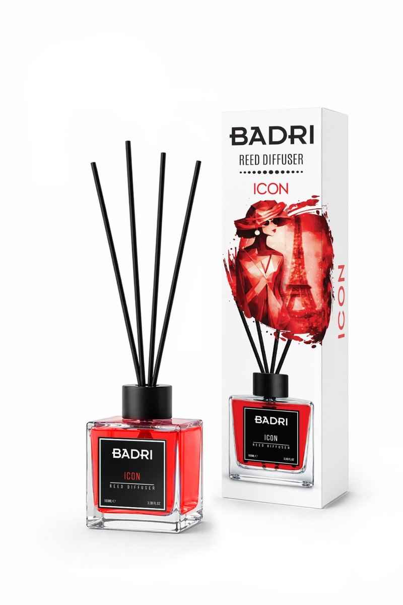 BADRI Geurstokjes Icon 100ML geurstokjes