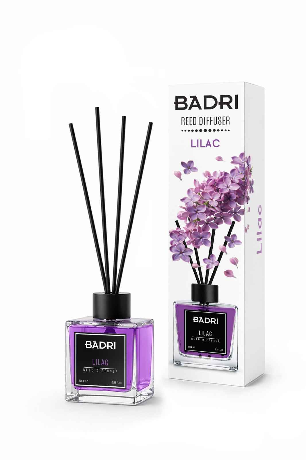 BADRI Geurstokjes Lilac 100ML geurstokjes