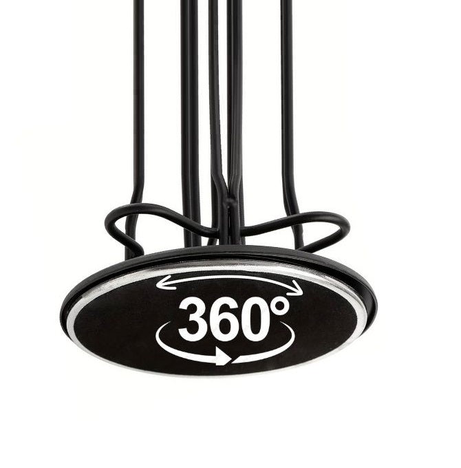 Cheffinger Nespresso-Kapselhalter - 360° drehbar - 40 Tassen - Becherhalter - Kaffeetassenhalter - Silber