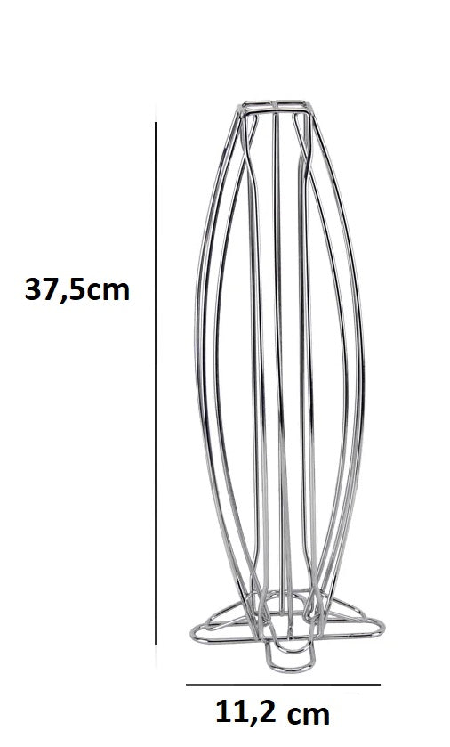 Cheffinger Nespresso Capsulehouder - 40 Cups - Cuphouder - Koffiecups Houder - Zilver