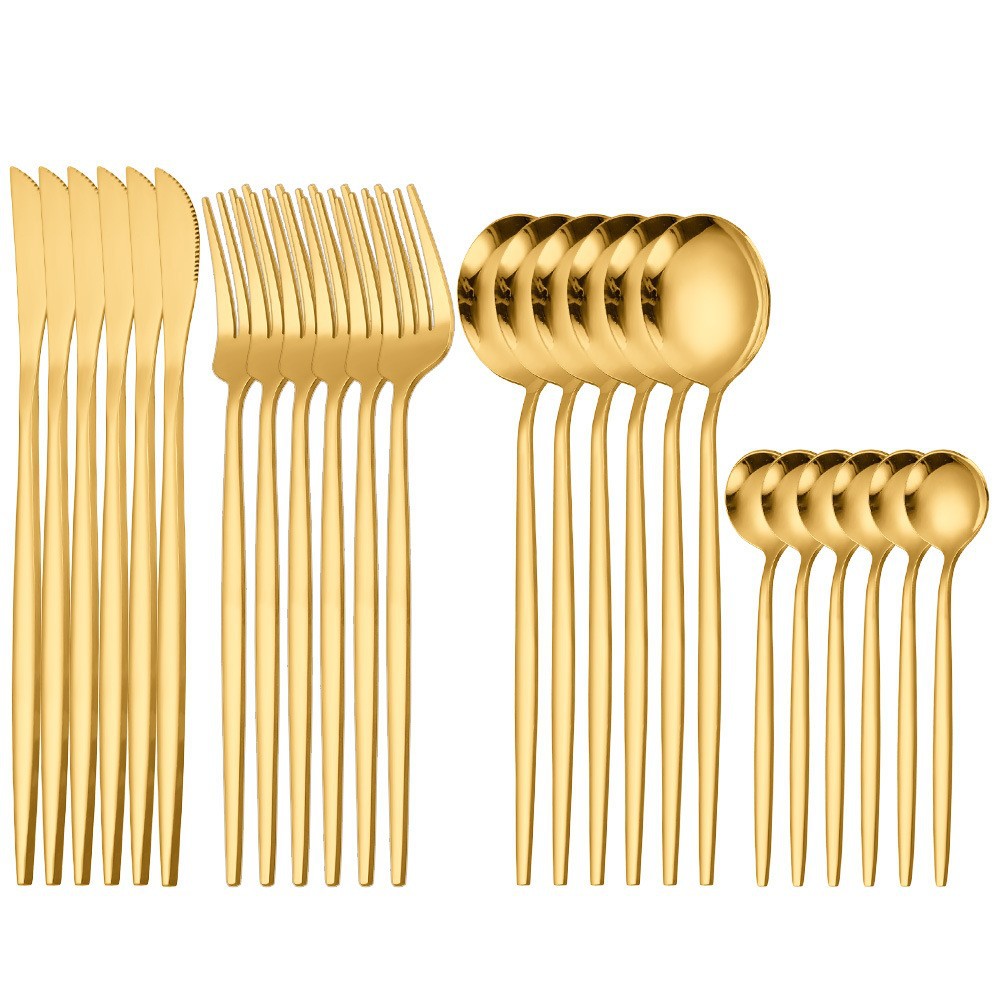 Cheffinger Besteckset - 24-teilig - Für 6 Personen 