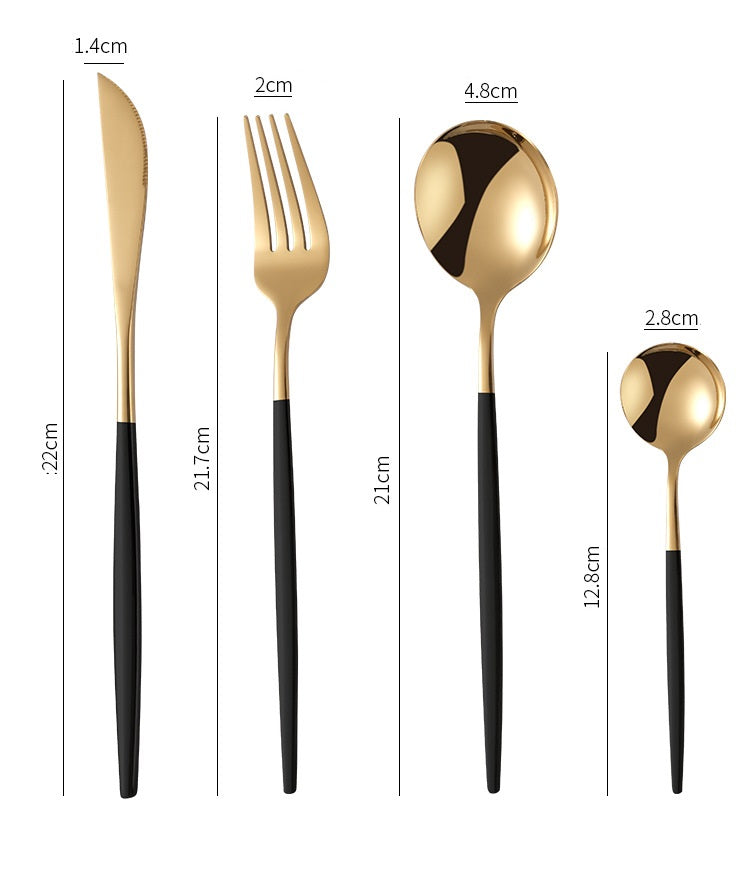 Cheffinger Besteckset - 24-teilig - Für 6 Personen 