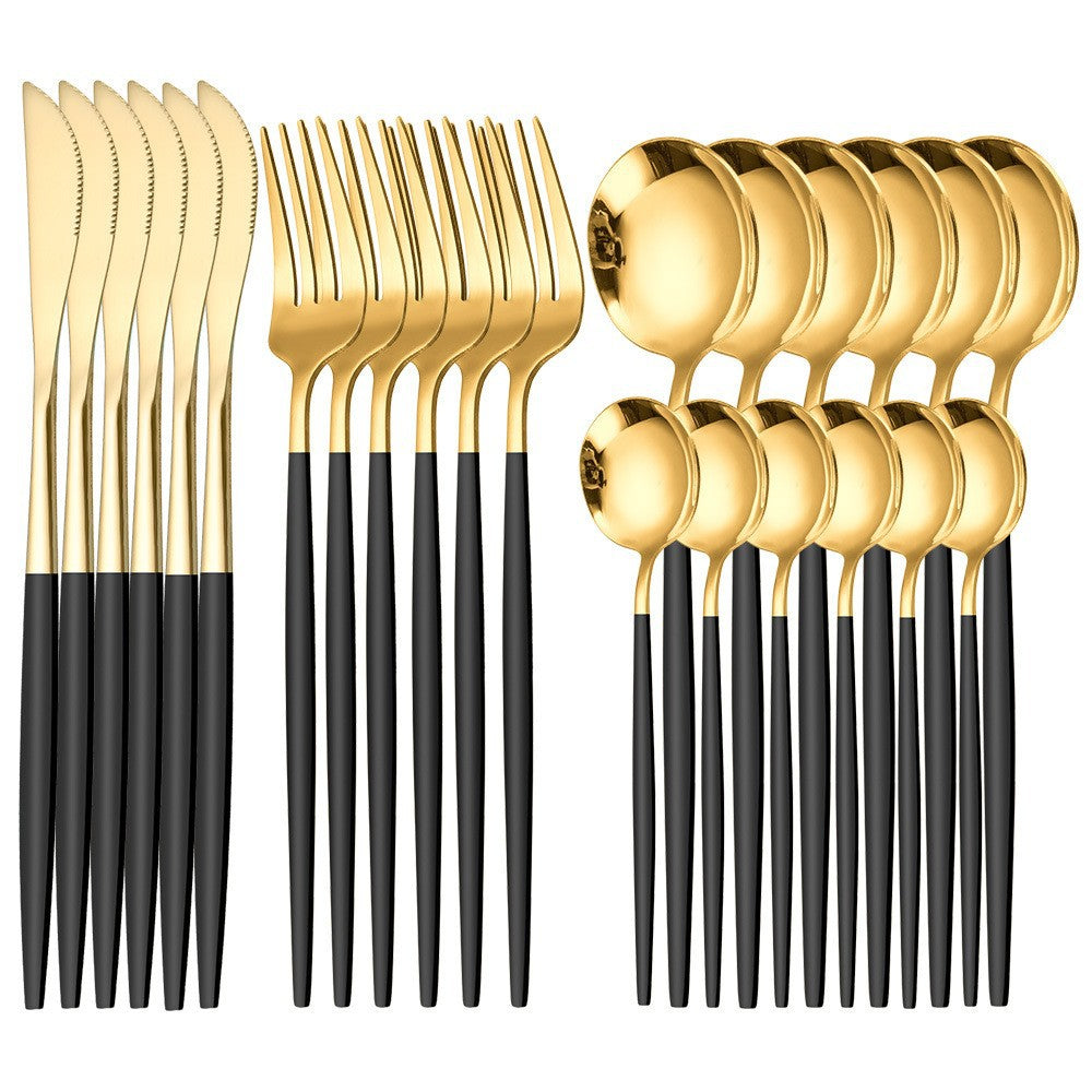 Cheffinger Besteckset - 24-teilig - Für 6 Personen 