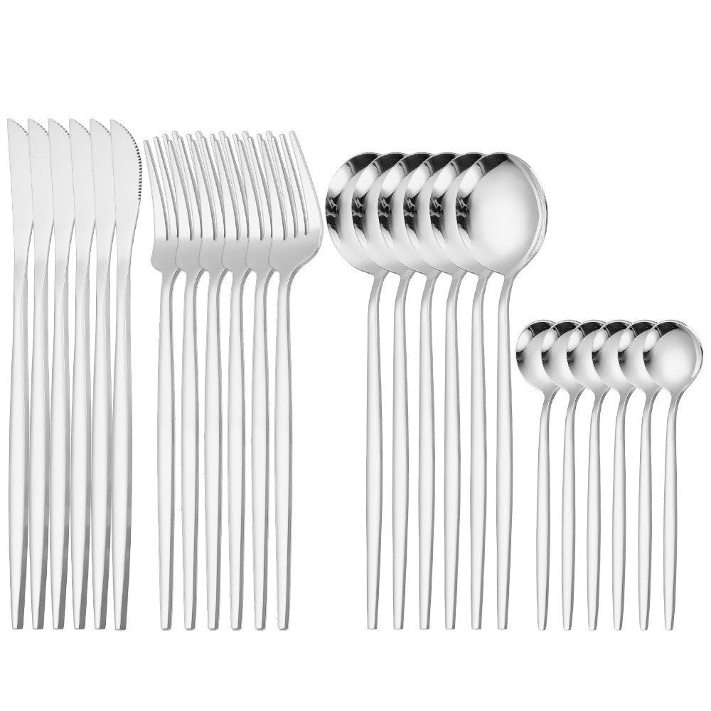 Cheffinger Besteckset - 24-teilig - Für 6 Personen 