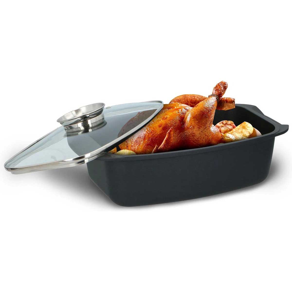 Cheffinger Braadslede met Deksel braadslede