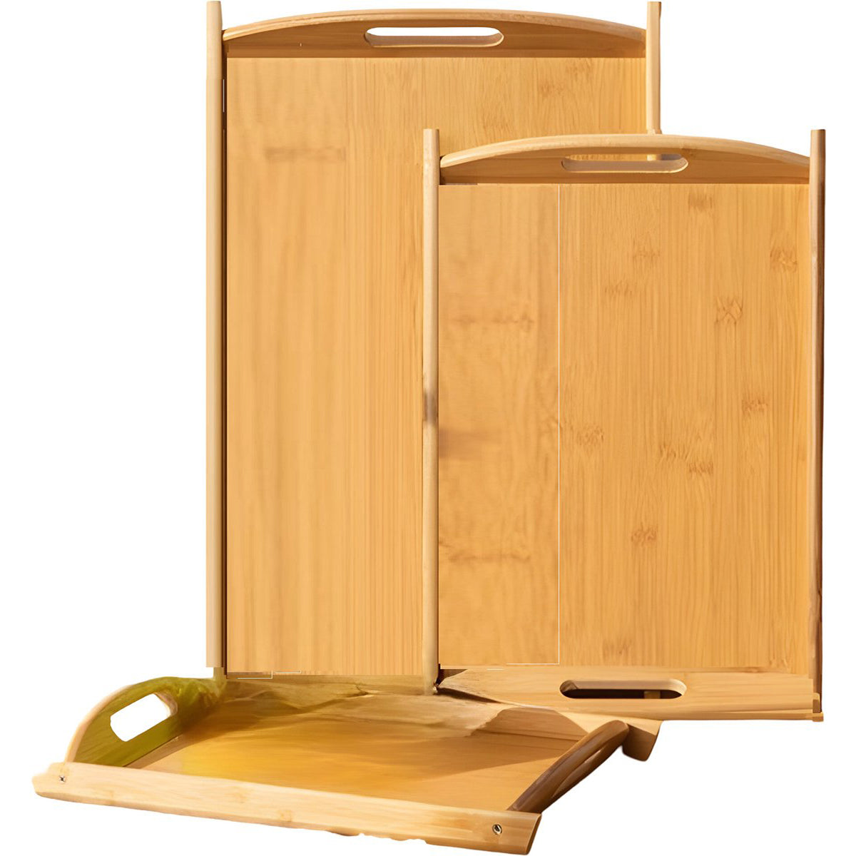 Cheffinger Tray Set - 3-piece - Bamboo - 38/44/50cm - Serving Tray Set