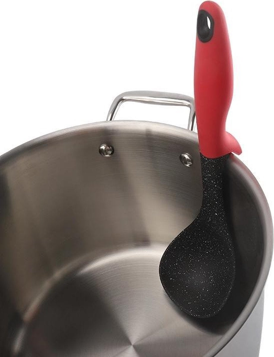 Cheffinger Keukengerei Set - 7-delig - Multi Kleur - 360° Draaibare Standaard - Kookgerei Set - TEKZEN