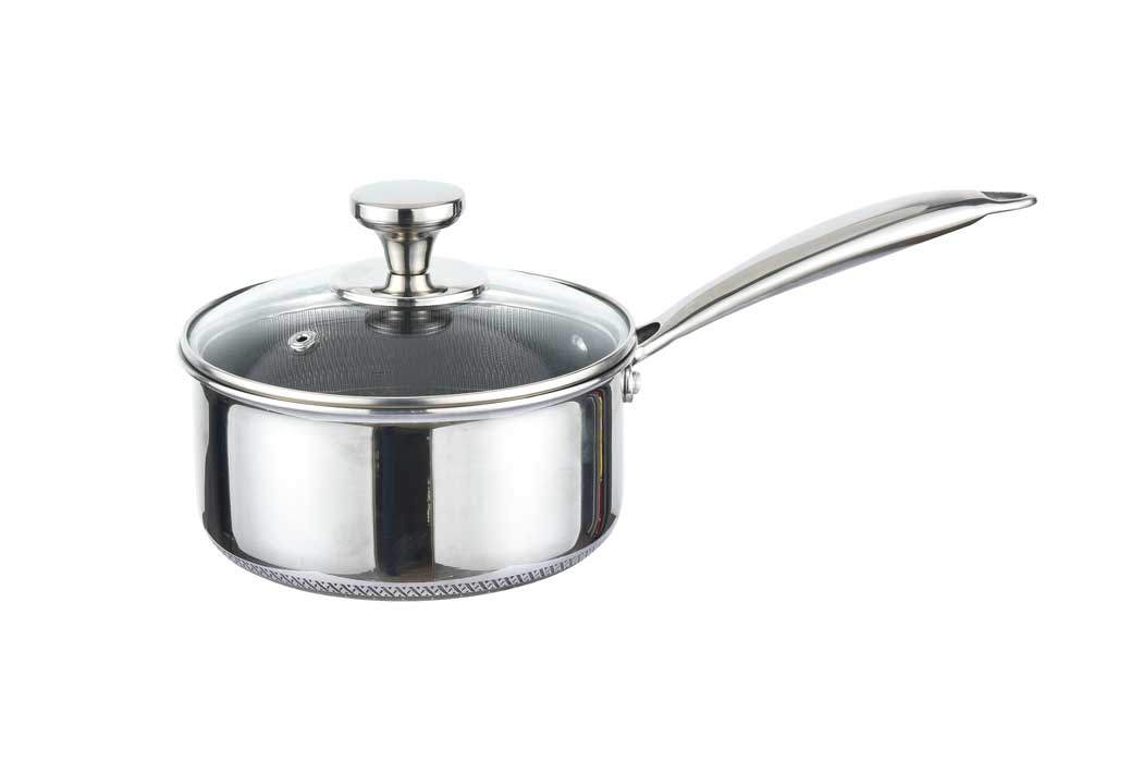 Cheffinger Premium Pannenset - 10-delig - RVS - Honingraat - Hexagon - Honeycomb - TEKZEN