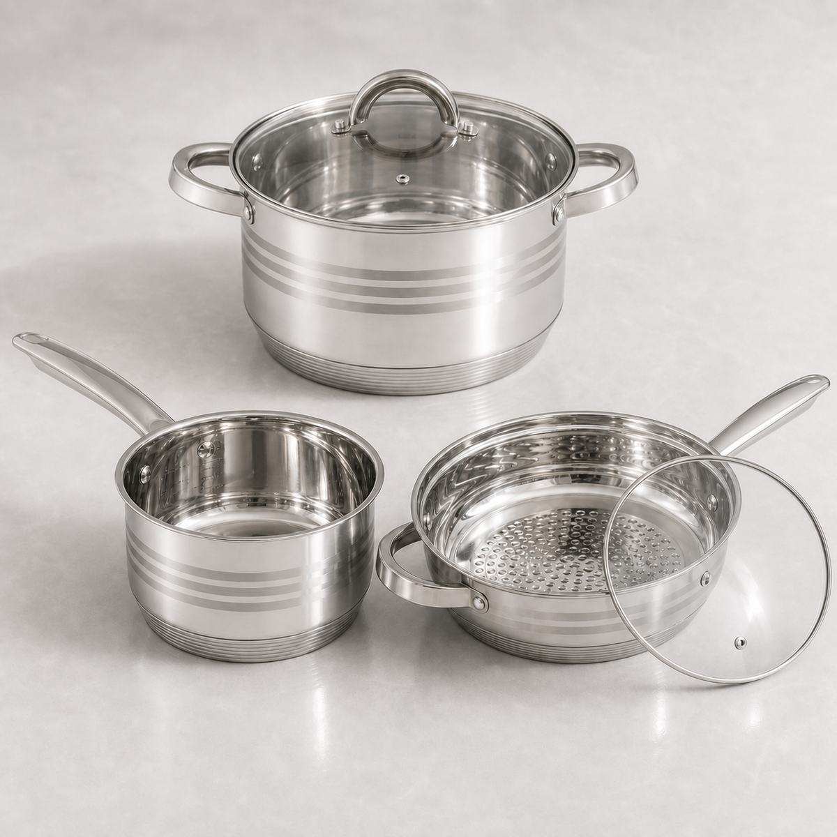 Cheffinger Pannenset pannenset productafbeelding 2