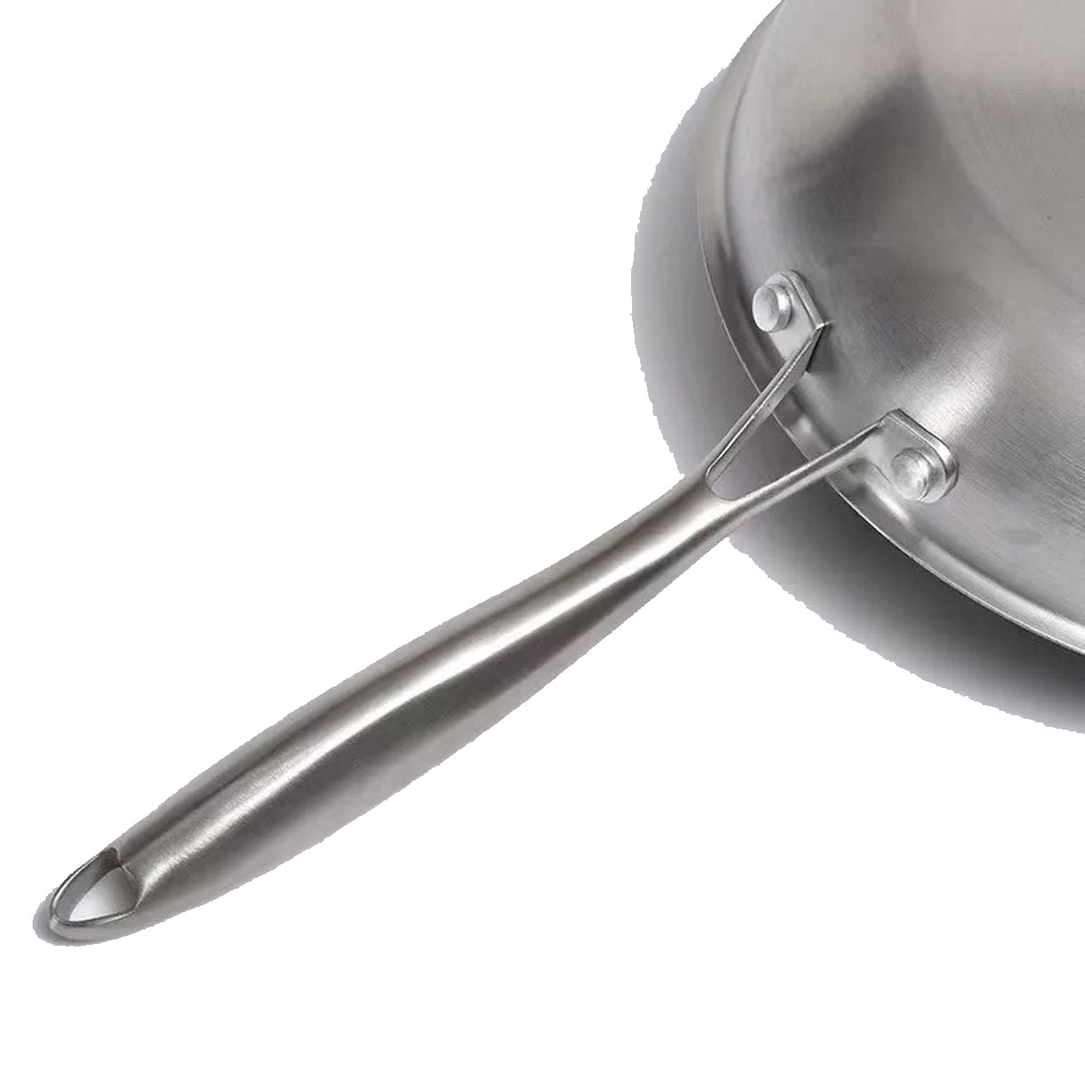 Cheffinger Premium Koekenpan - 28cm - RVS - Honingraat - Inductie - TEKZEN