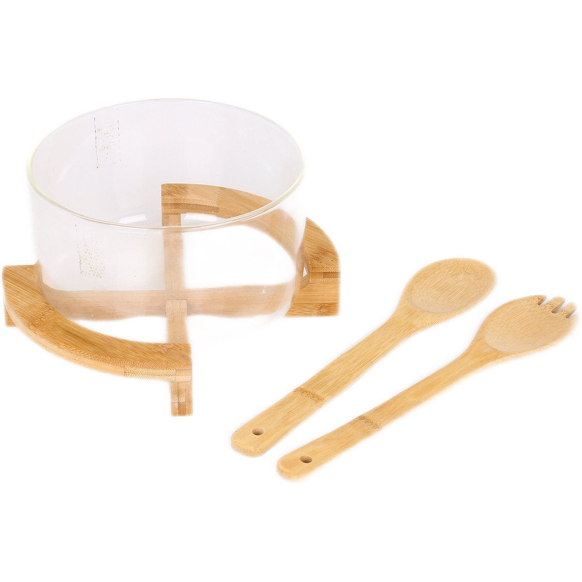 Cheffinger Saladeset - 4-delig - Bamboe