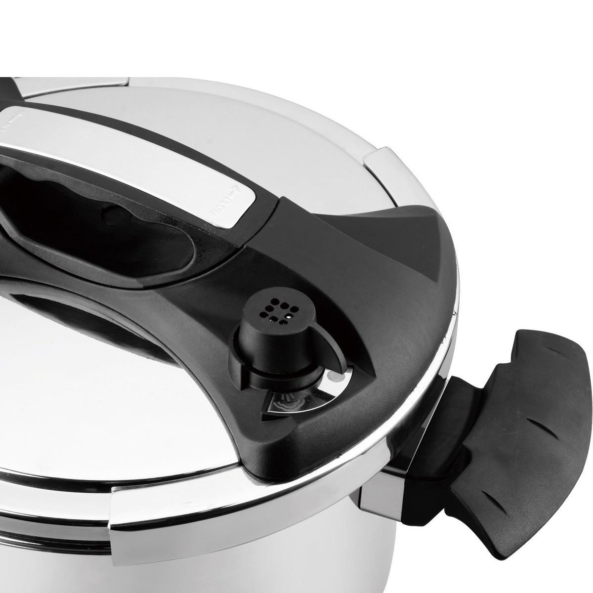 Cheffinger Schnellkochtopf – 22 cm – 4 l – Edelstahl – Schnellkochtopf – Induktion