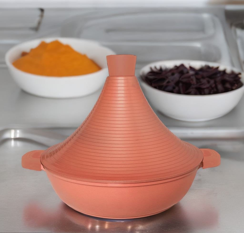 Cheffinger Tajine – 28 cm – Roségold – Ofenfest – Induktion 