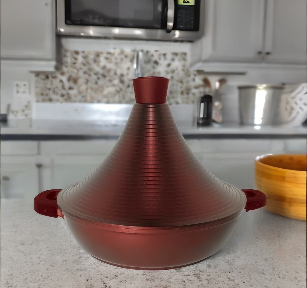 Cchefer Tajine - 28cm - Burgundy - Oven safe - Induction 