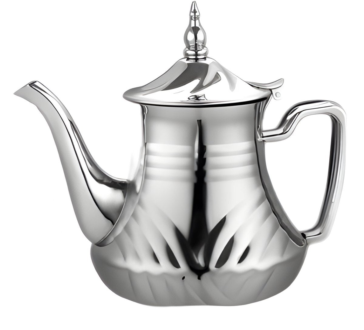 Cheffinger Teekanne Silber – 1,4 Liter – türkische und marokkanische Teekannen