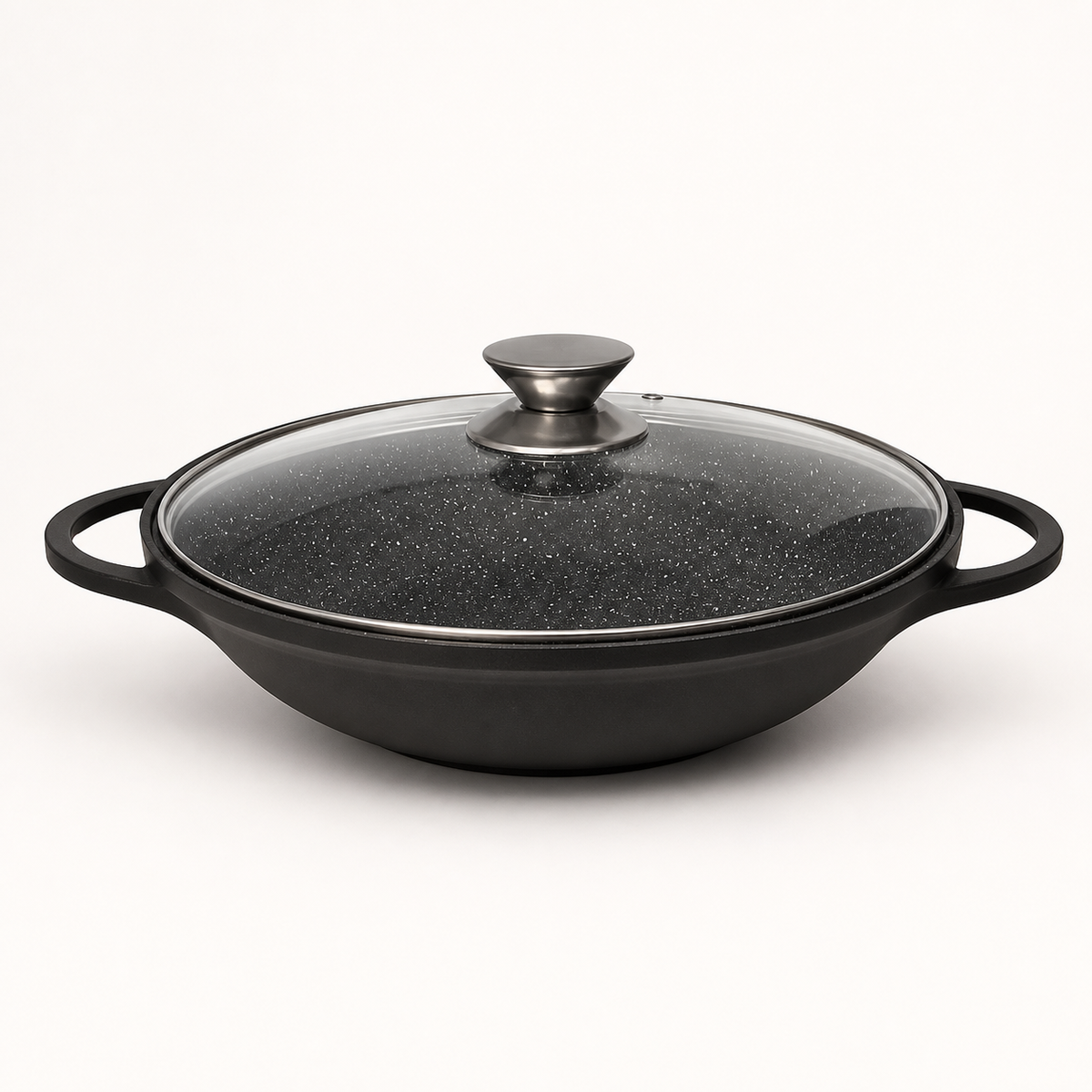 Cheffinger Wokpan met Deksel wokpannen