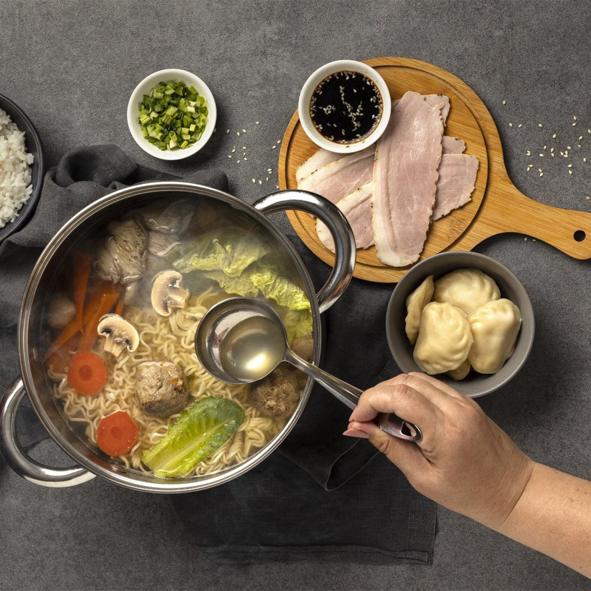 Cheffinger Kookpan met Deksel - 24cm - RVS - Inductie