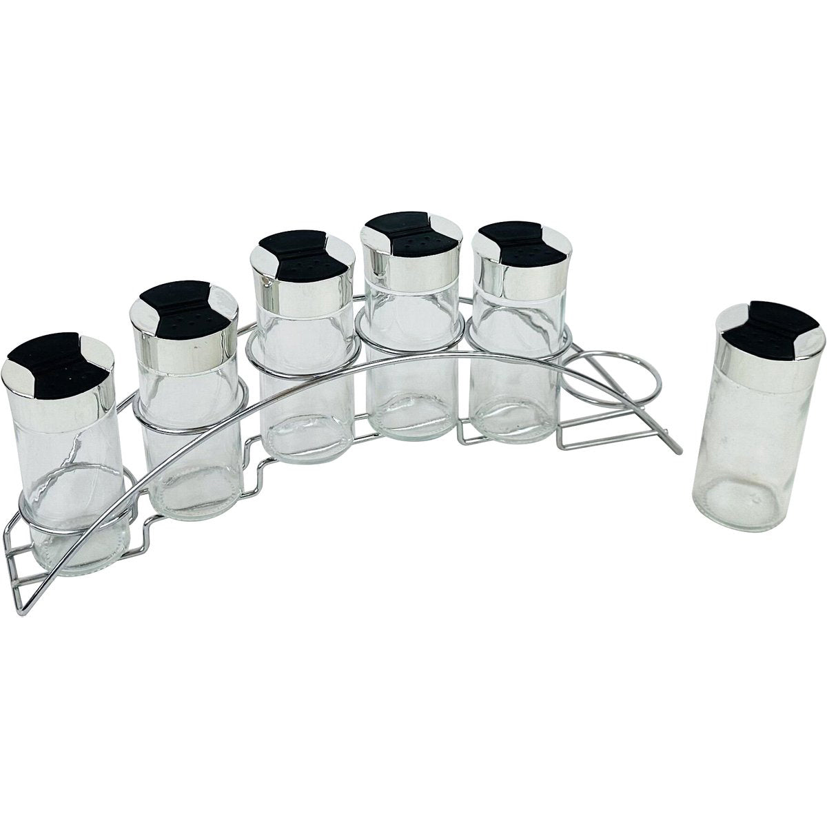 Cheffinger Kruidenrek met 6 Glazen Potjes