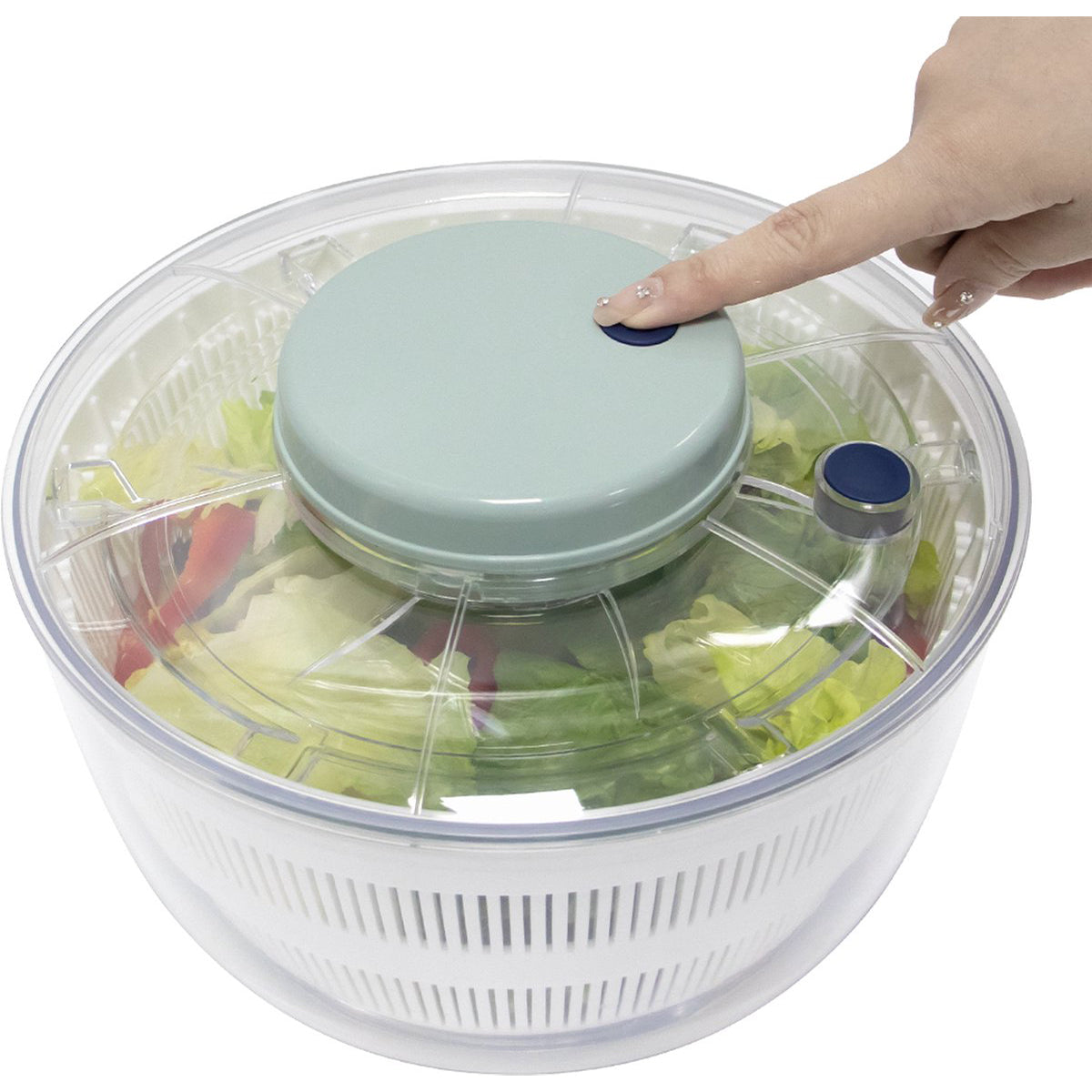 Cheffinger Rechargeable Electric Salad Spinner – USB, Powerful &amp; Easy to Use