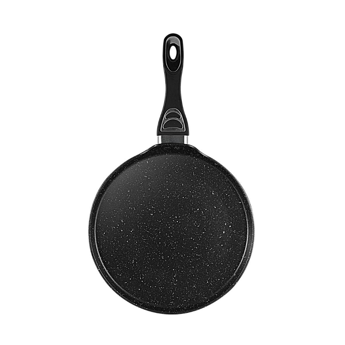 Ferveo Sienna Crêpe- und Pfannkuchenpfanne – 28 cm – Schwarz – Induktion – Pizzapfanne