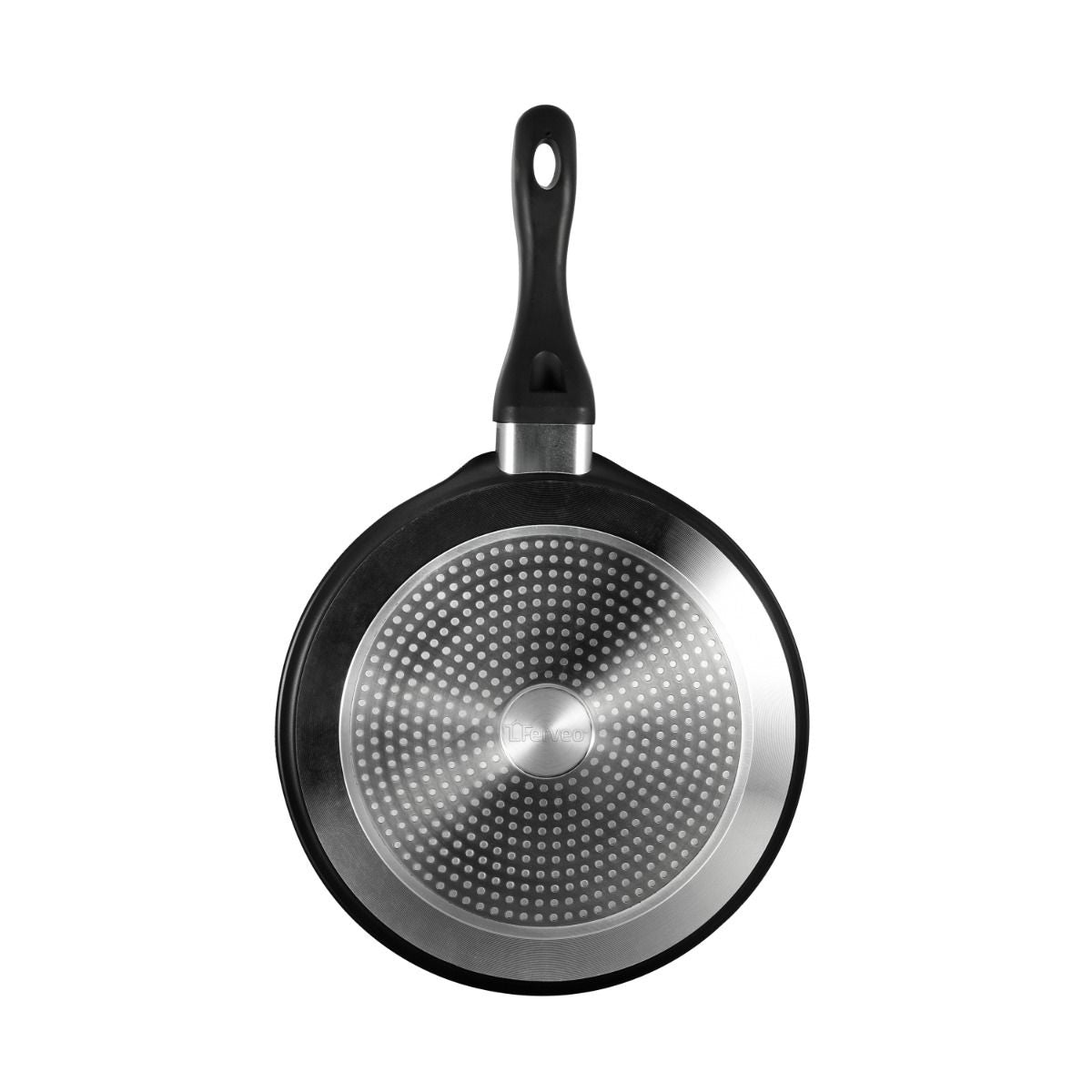 Ferveo Sienna Crêpe- und Pfannkuchenpfanne – 28 cm – Schwarz – Induktion – Pizzapfanne