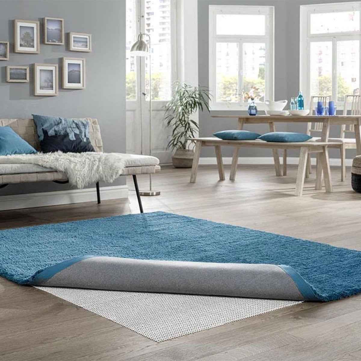 Cheffinger.nl Antislipmat Voor Vloerkleed - 240x230 cm - Antislip tapijt - Ondertapijt - Onderkleed - Antisliponderkleden - Antislipmat onder Vloerkleed