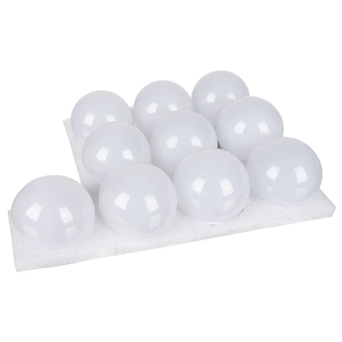 IZOXIS Hollywood Spiegelbeleuchtung - 10 LED Lampen - Dimmbar - Spiegellampen mit 3 Lichtmodi - Inkl. USB Anschluss
