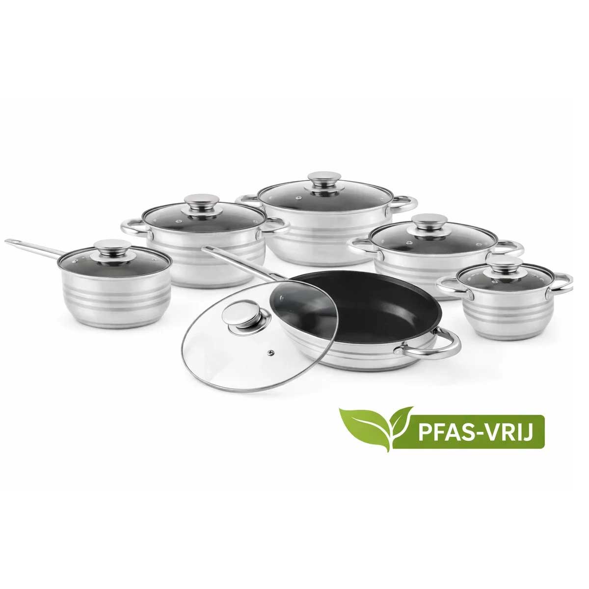 Kadirelli Pannenset met Deksels pannenset