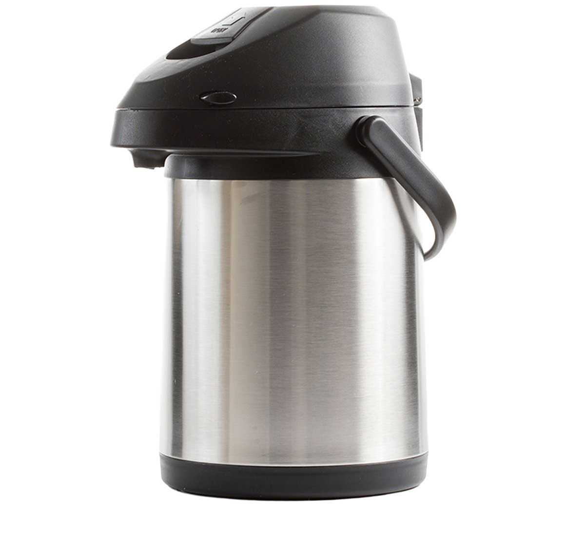 Kadirelli Thermoskan met Pomp - 2,5 Liter - Thermosfles - RVS