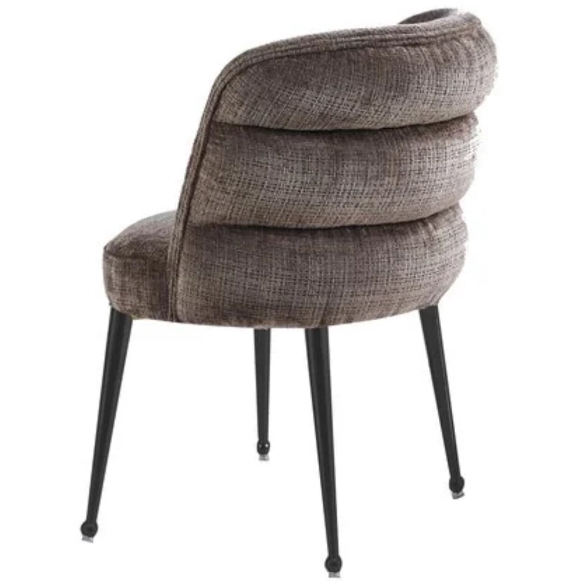 Kadirelli - Eetkamerstoel - Set Van 4 - Taupe - Microfiber Stof - Microvezel - Modern - Hotel Chique