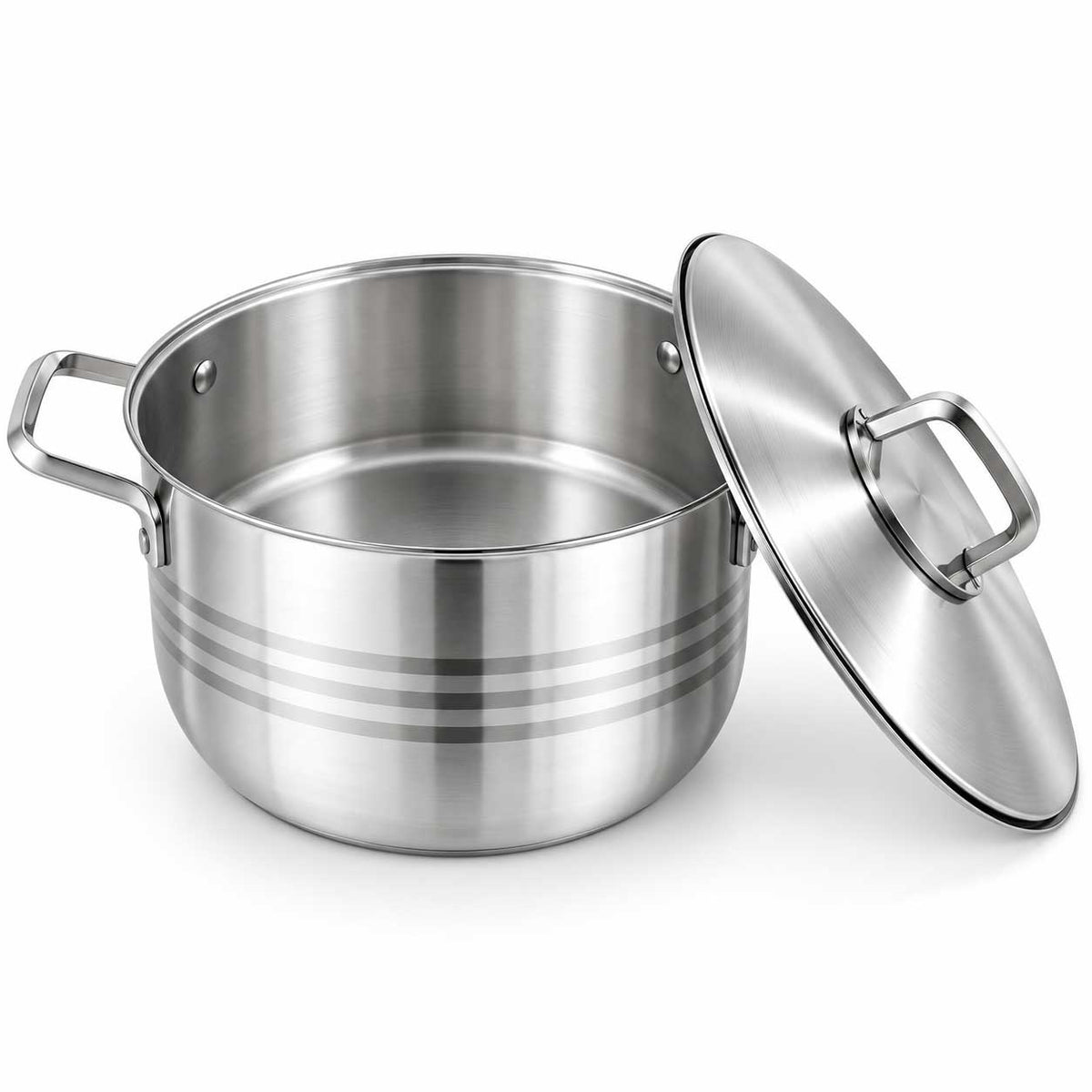 Kadirelli Kookpan met Deksel - 26cm - RVS - Inductie