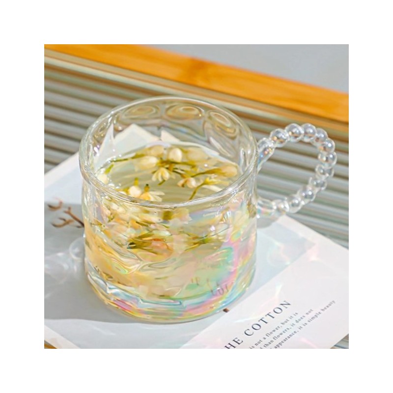 MONOO Schillernde Gläser mit Ohren - 2 Stück - 260ml