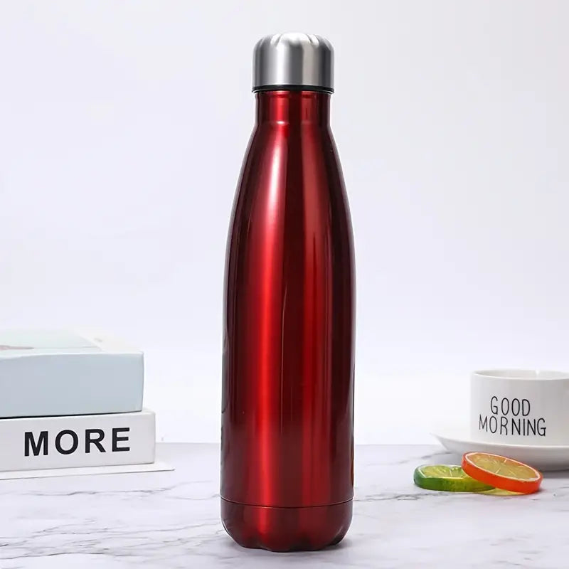 MONOO Thermosflasche - 750ml - Rot - Doppelwandige Thermosflasche - Trinkflasche - BPA-frei - Teeflasche - Thermos