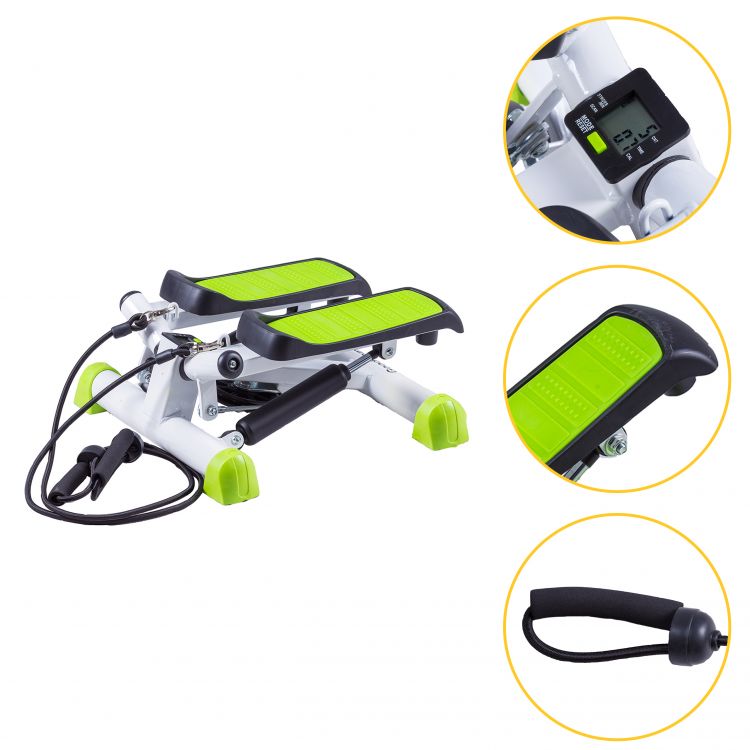 MovePro Twist Stepper - Weerstandsbanden - Display - 100 kg – foto 6