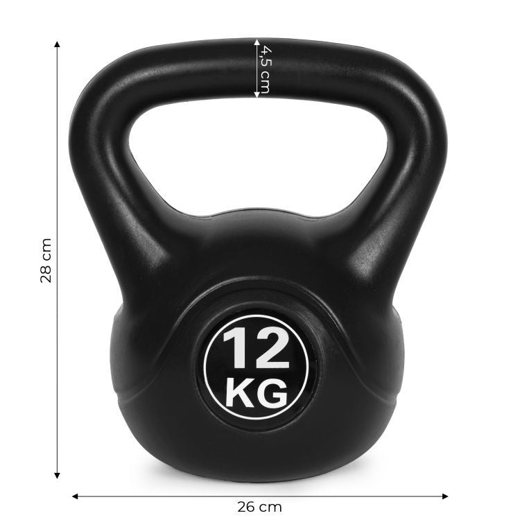 MovePro Kettlebell - 12 kg - Fitness Gewicht - Krachttraining - Trainingsgewicht