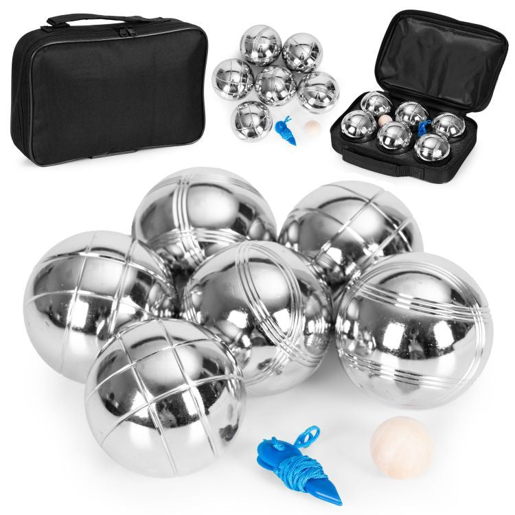 Multistore Jeu de Boules Set - 6 Metalen Boules - Met Draagtas & Accessoires – foto 1