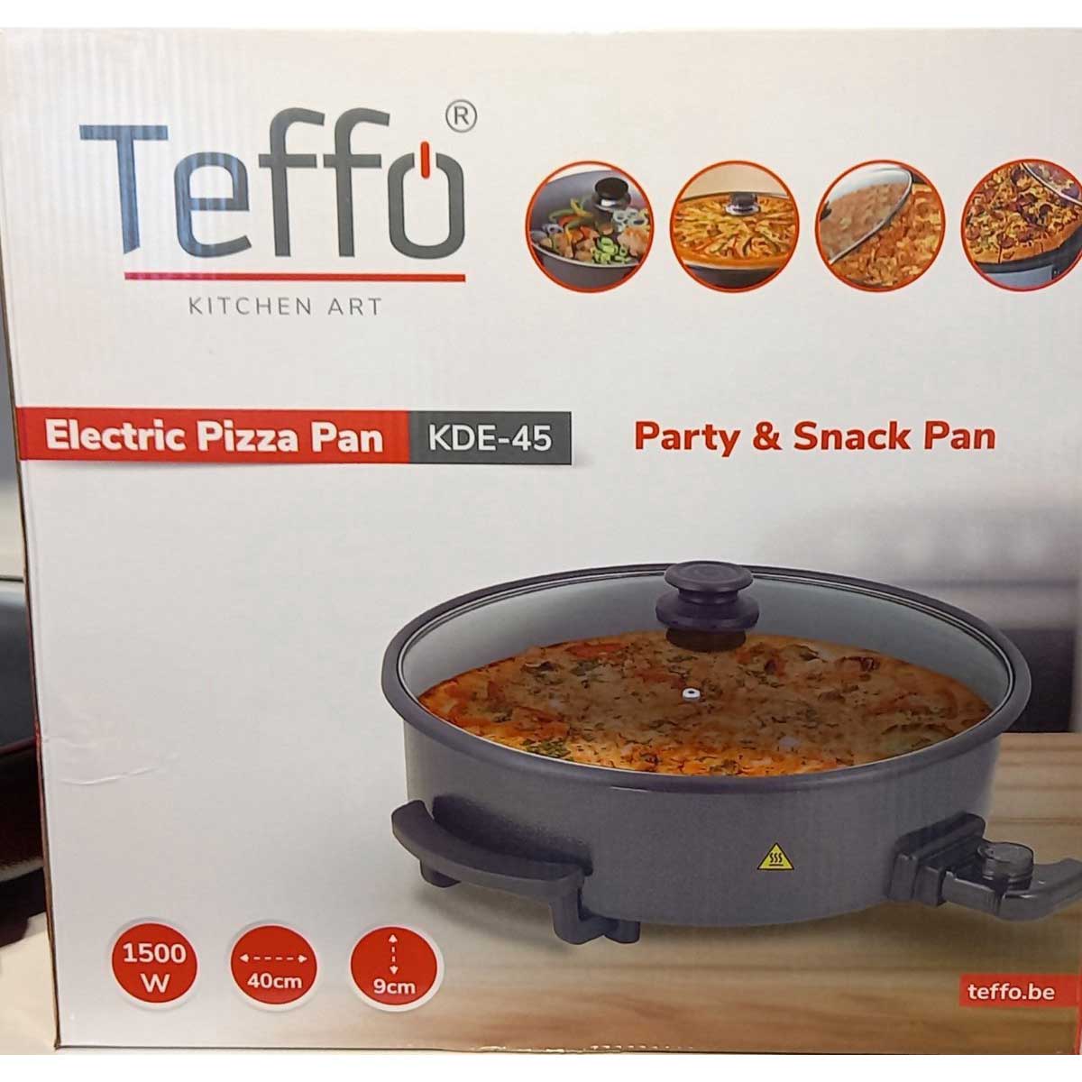 Teffo Electric Pizza Pan - 40cm - 1500W
