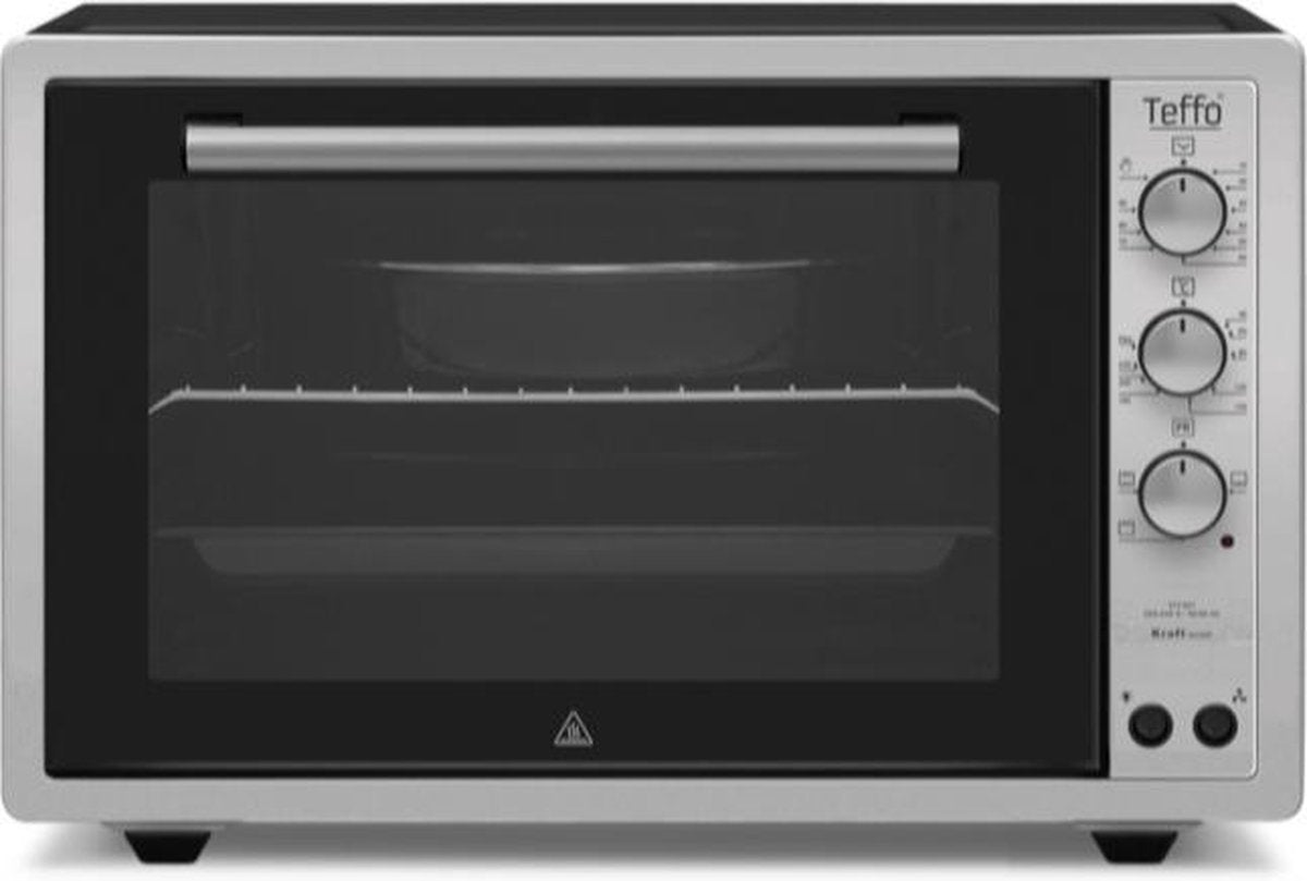 Teffo Vrijstaande Oven - 50L - Elektrische Oven - Grijs