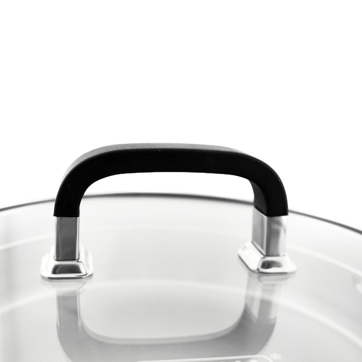 Almina Hapjespan met Deksel - Ø28 cm - Edelstaal - 3,5L - TEKZEN