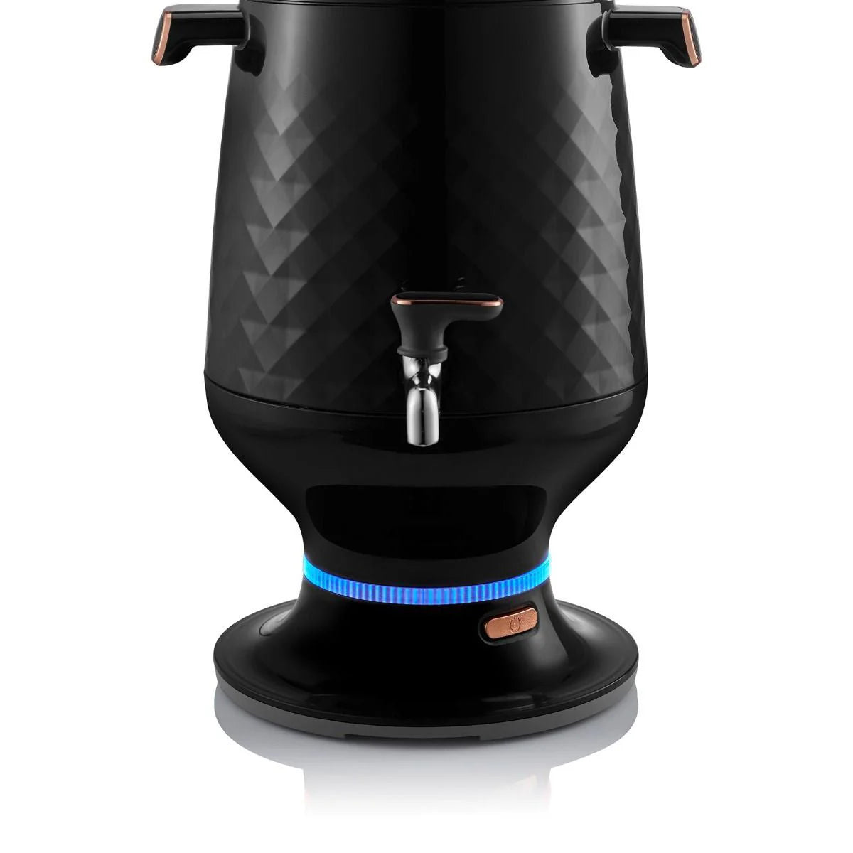 Arzum Ehlikeyf Samovar AR3083 - Zwart - Turkse Theemachine - 3.5 + 1.2 liter - Led-indicator - 2200W