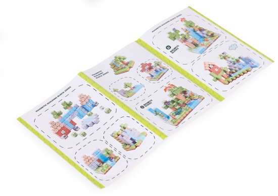 Magnetische Bouwblokken Set - 88 Delig - Magnetisch Constructiespeelgoed - Educatief Bouwspeelgoed voor Kinderen – foto 2