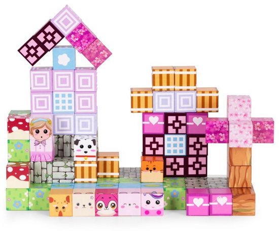 Magnetische Bouwblokken Set - 113 Delig - Magnetisch Constructiespeelgoed - Educatief Bouwspeelgoed voor Kinderen – foto 4