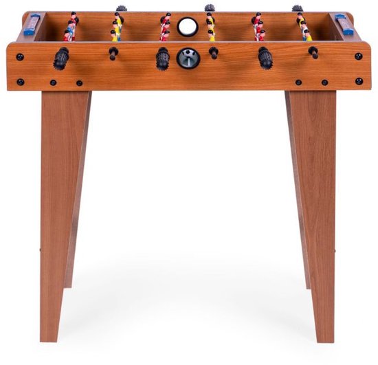 ECOTOYS Mini Tafelvoetbaltafel - 69x35 cm - Hout - Tafelvoetbalspel voor Kinderen – foto 7