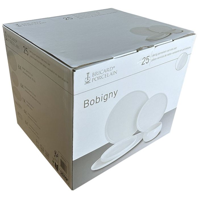 Bricard Bobigny Serviesset Wit 25-delig Porselein – productfoto 7