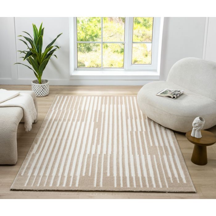 Cinar Carpets Nova D244A - Vloerkleed Crème - 13 mm
