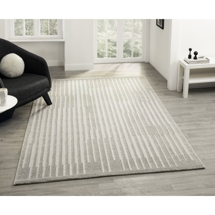 Cinar Carpets Nova D244A - Vloerkleed Grijs - 13 mm