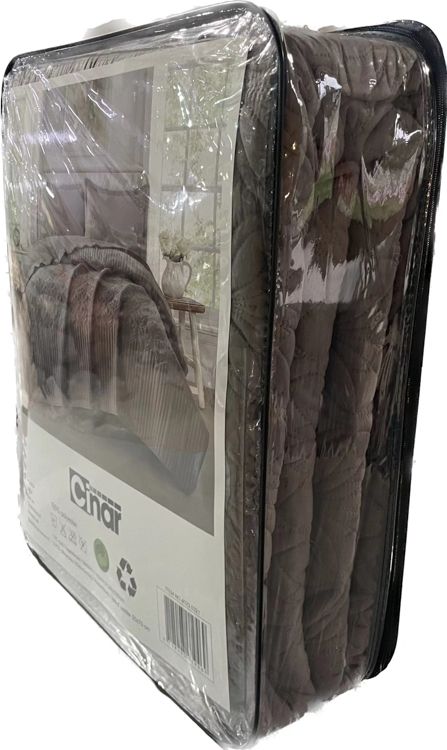 Cinar Nilufer Bedsprei Set 3 - delig - Taupe - 260x240cm - TEKZEN