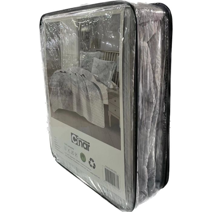 Cinar Tulin Bedsprei Set, 3-delig, Wit, 240x260 cm – foto 3