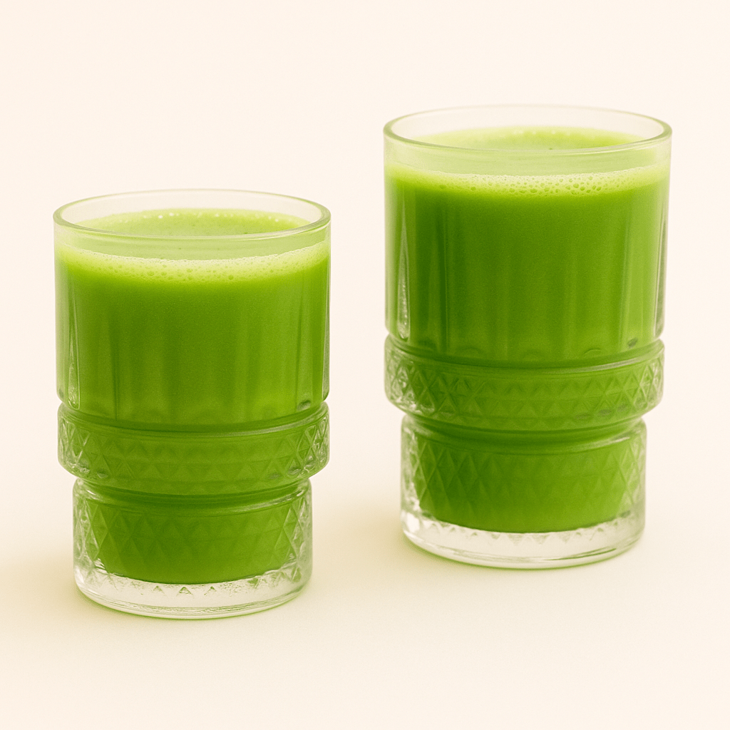 Glozini Mykonos - Korte Geribbelde Glazen - 213ml - Stapelbaar - 6 Stuks - Matcha glazen - TEKZEN